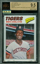 1977 TOPPS LOA 122 BEN OGLIVIE UNISSUED PROOF BGS 9.5 MAC SOLO FINEST $400 CARD*