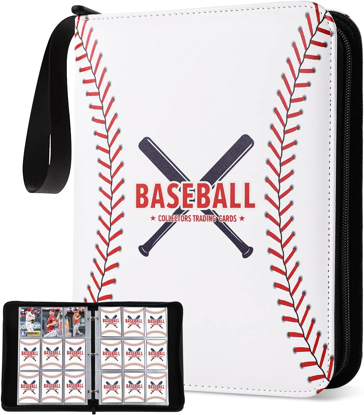 Baseball Card Binder with Sleeves 900 Pockets, Gifts for Baseball Card Collector-image