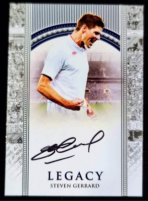 2021-22 Futera Unique STEVEN GERRARD CONQUERORS ON CARD AUTO /5 | eBay