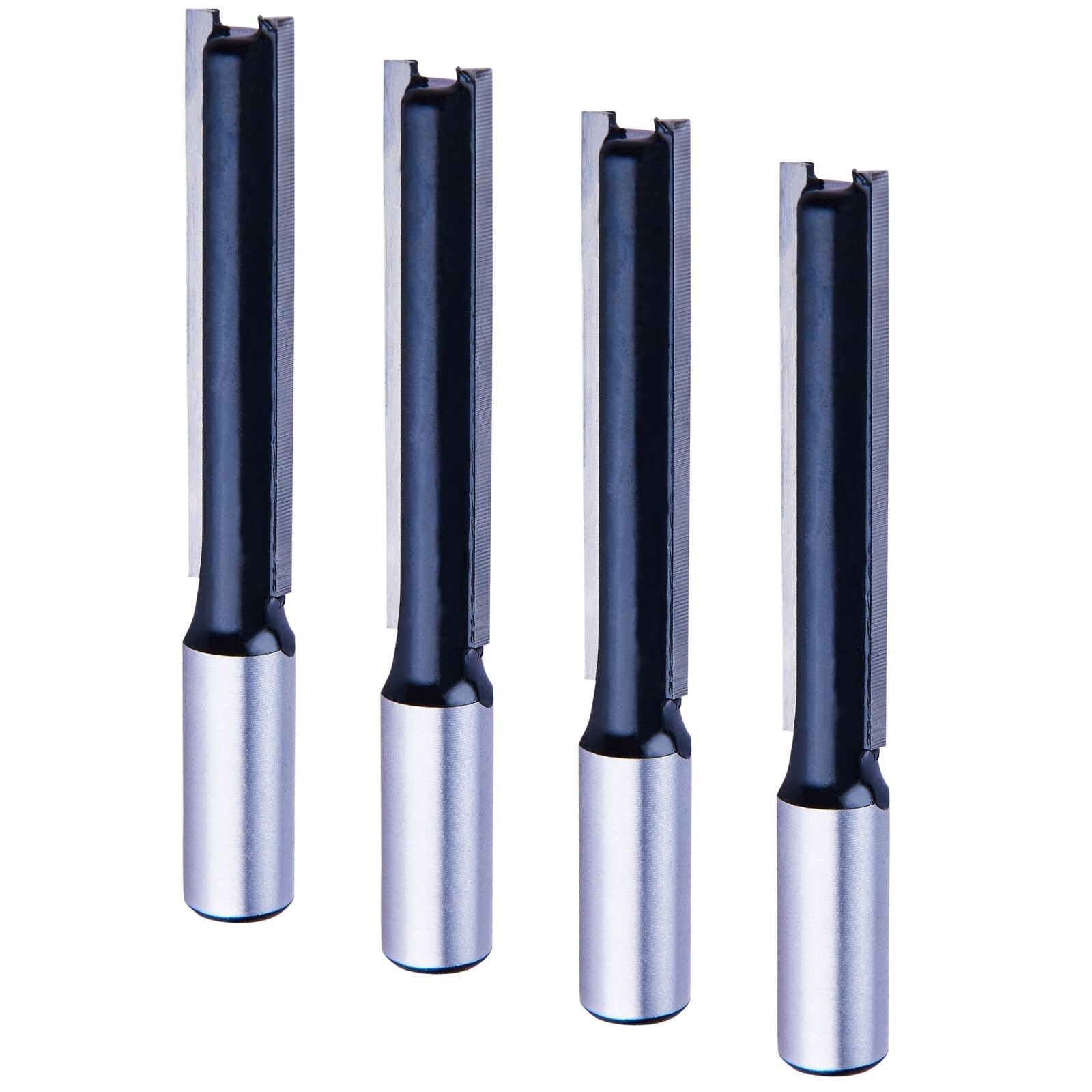 4 TCT Straight 2 Twin Flute Kitchen Worktop ½" Shank Router Bit 63mm x