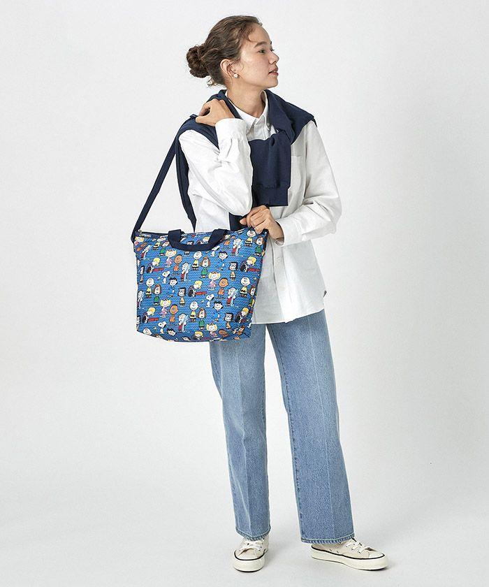 LeSportsac Snoopy Deluxe Easy Carry Tote Peanuts Gang | eBay