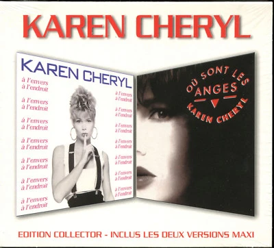 KAREN CHERYL - OU SONT LES ANGES / A L'ENVERS A L'ENDROIT - CD COLLECTOR