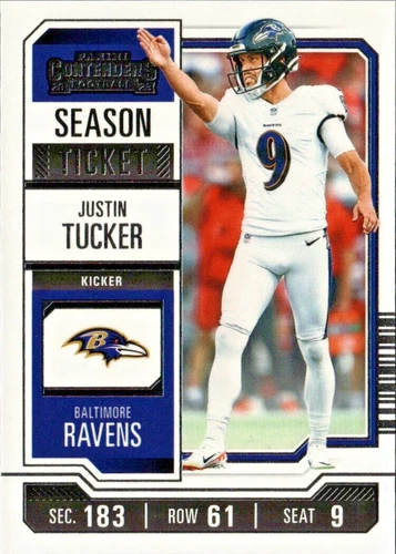2023 Panini Contenders Justin Tucker #7