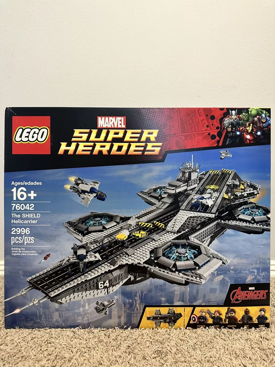 RETIRED - THE SHIELD HELICARRIER !!! Lego 76042 Marvel Super Heroes (Brand new)