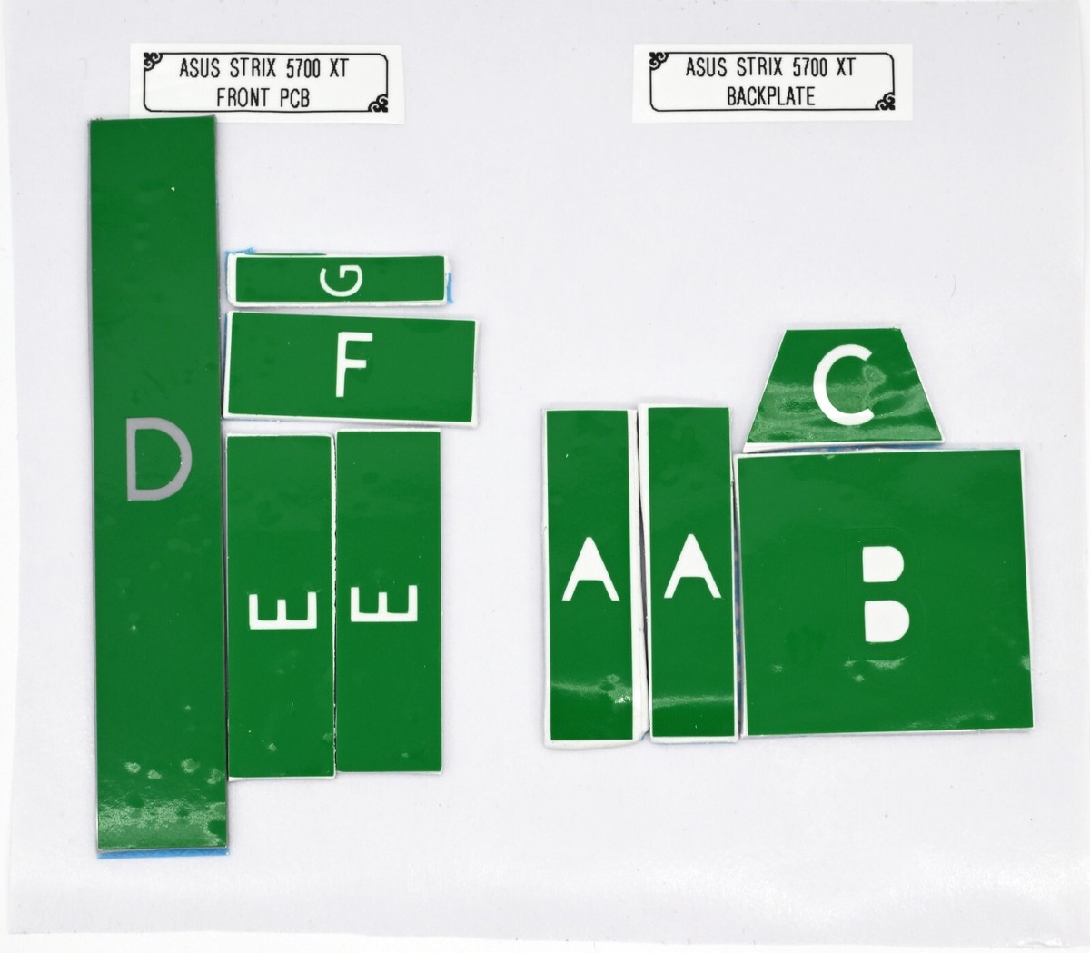 Termal Pad Msi 5700 Xt Mech Oc Thermal Pads HS 20 W/mK Thermal Pad Set