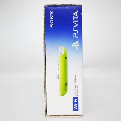 Sony PS Vita PCH-2000 1GB Lime Green/White Handheld Console