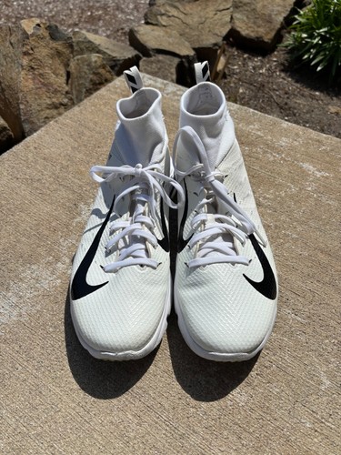 Nike Vapor Men's Size 11 Untouchable Speed Turf 2 Football Cleats White/Black - Picture 6 of 10