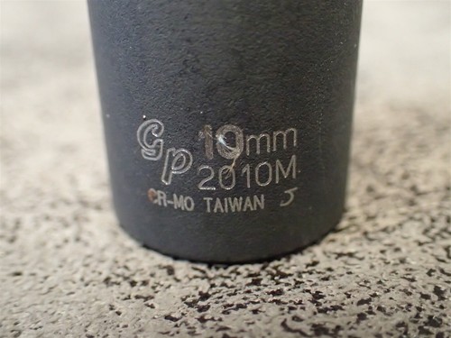 2010M Grey Pneumatic 1/2" Drive x 10mm Standard Length Impact Socket (BN11) - Picture 5 of 5