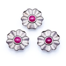 Handmade Pink Jade Gemstone Knob – Round Flower Cabinet & Drawer Pull Handle