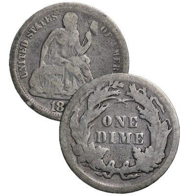 Seated Liberty Dime GOOD / VG Random Date FREE SHIPPING!