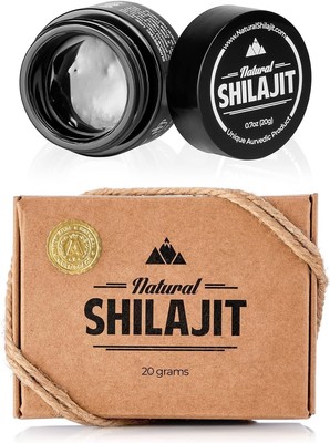 Natural Shilajit Resin - 20 Gram Shilajit Supplement with Fulvic Acid & Trace