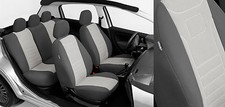Schonbezüge Autositzbezüge kompatibel mit VW GOLF Velours Frankfurt grau