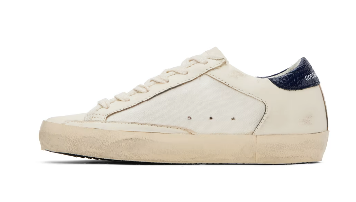 Golden Goose Superstar sneaker White, Brown Glitter NIB Auth EU 34