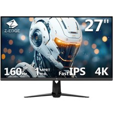 Z-EDGE 27" 4K UHD 3840 x 2160 160 Hz 1 ms IPS Gaming Monitor, HDMI x 2, DP x 2