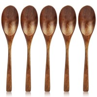 HolzlöFfel LöFfel HöLzerne SuppenlöFfel Set 20Cm Japanischen Koreanischen Sti...