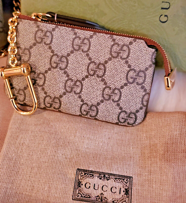Gucci Ophidia Key Case / Coin Case GG Supreme Brand New With Box