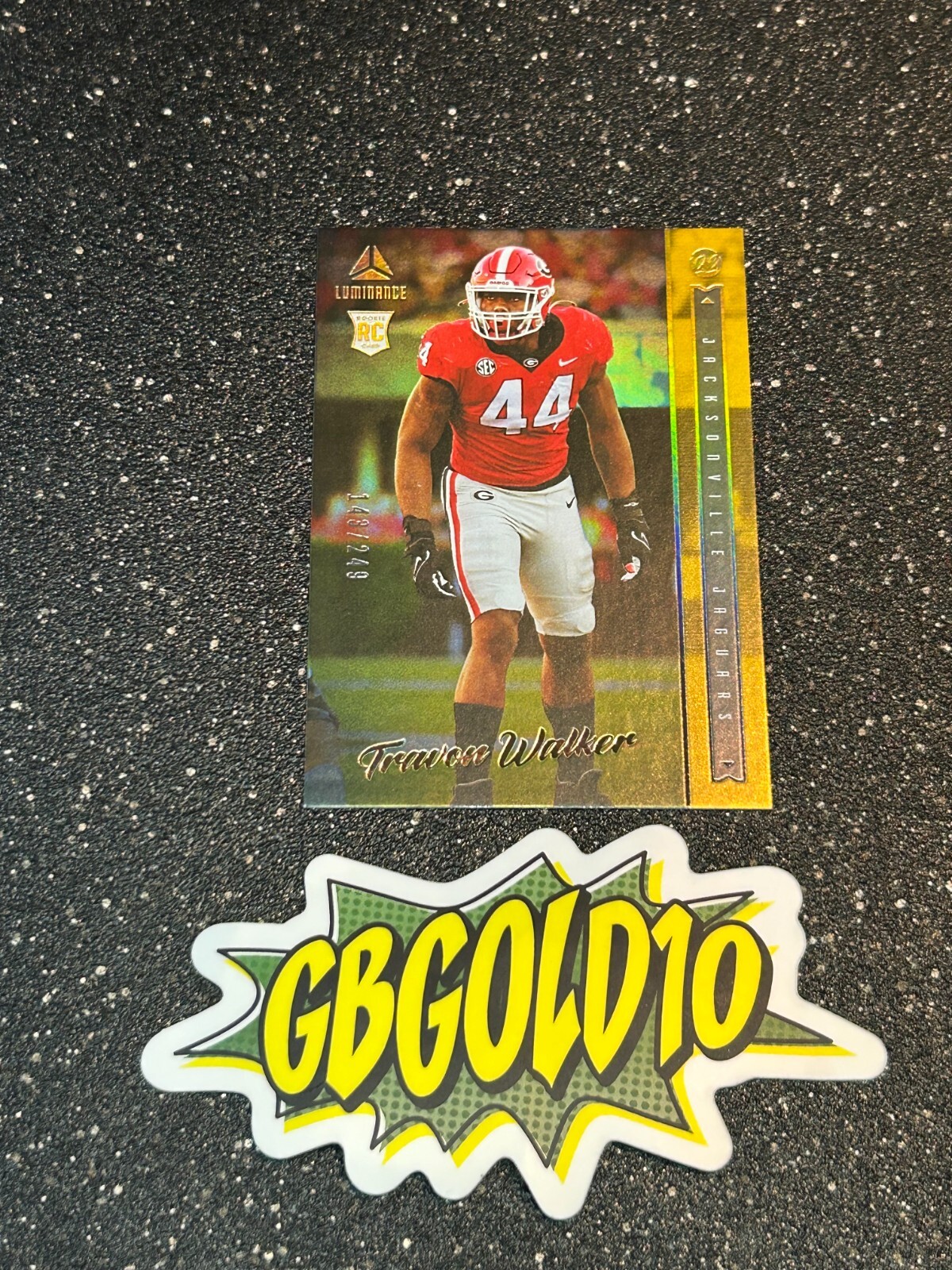 2022 Panini Luminance - Rookie Gold #142 Travon Walker /249 (RC)