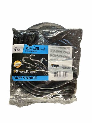 Tarp Straps 15  4 Pack