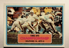 1983 Topps #11 1982 AFC Championship CCG   NM/NM+ X2244911