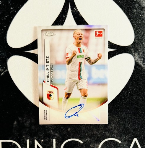 2023-24 Topps Chrome Bundesliga - Phillip Tietz Base Autograph - FC Augsburg