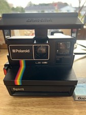 Polaroid Spirit 600 Instant Film Land Camera Rainbow Stripe