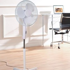 Daewoo Floor Standing Pedestal 16 Inch Oscillating 3 Speed Cooling Fan COL1065