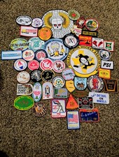 Mixed Lot of 50 Patches Assorted Vintage Patches