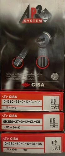 Cisa AP4 with 5 KEYS PROTECTED CYLINDER EUROPEAN NON CLUTCH ANTI BUMPING