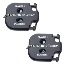 Black Golf Score Counter Stroke Putt Counter Golf Accessories Device Tool Two