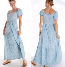 Anthropologie Daily Practice Tiered Maxi Dress Boho Bohemian Beach Women's M P