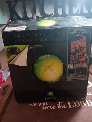 Empty Console Box for Microsoft Original Xbox stat wars tetris