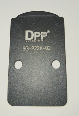 DPP Titanium Adapter Plate for SIG P226 229 with Romeo 1 Pro Optic Ready Cut