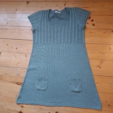 Strickkleid, Strickpullunder, Tunika, Tom Tailor, Gr. L, Salbei,grün, tailliert.