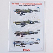 KAGERO Decals 48009 - PACIFIC P-40N WARHAWKS ...