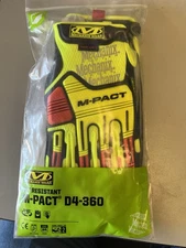 MECHANIX WEAR SMP-X91-010 Mechanics Gloves,Hi-Vis Yellow,cut resistant