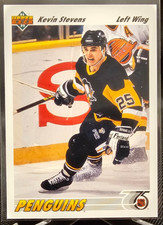 1991-92 Upper Deck Kevin Stevens #154 Pittsburgh Penguins