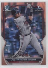 2023 Bowman Rose Gold Lava Refractor 1/10 Justyn-Henry Malloy #BCP-51 qf8