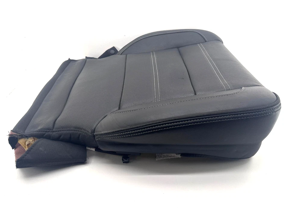 RH Front Seat Bottom Cushion with Cover Black Leather GMC YUKON Denali 16-20 - Image 3 of 4