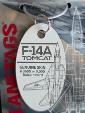MotoArt Planetags F-14 Tomcat White With Honeycomb Sold Out!