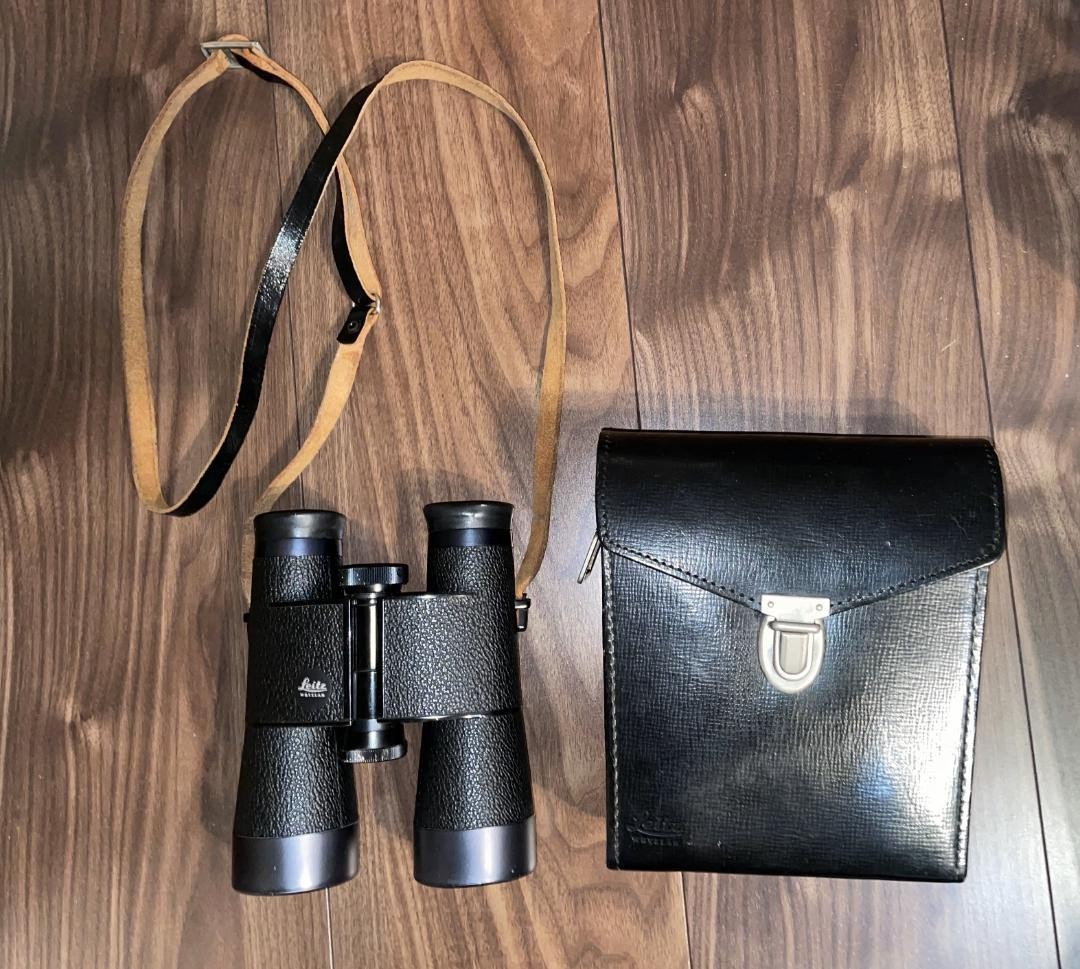 Binoculars antique vintage collectible Leitz Trinovid 10x40 Made