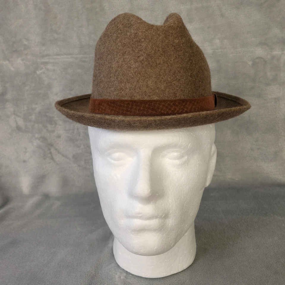Pendleton Vintage Men's Brown 100% Virgin Wool Fedora USA Size SMALL - Image 2 of 4