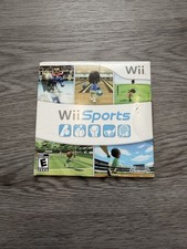 Wii Sports Case Sleeve And Manual Only NO GAME