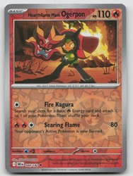 Hearthflame Mask Ogerpon 044/182 Destined Rivals Reverse Holo