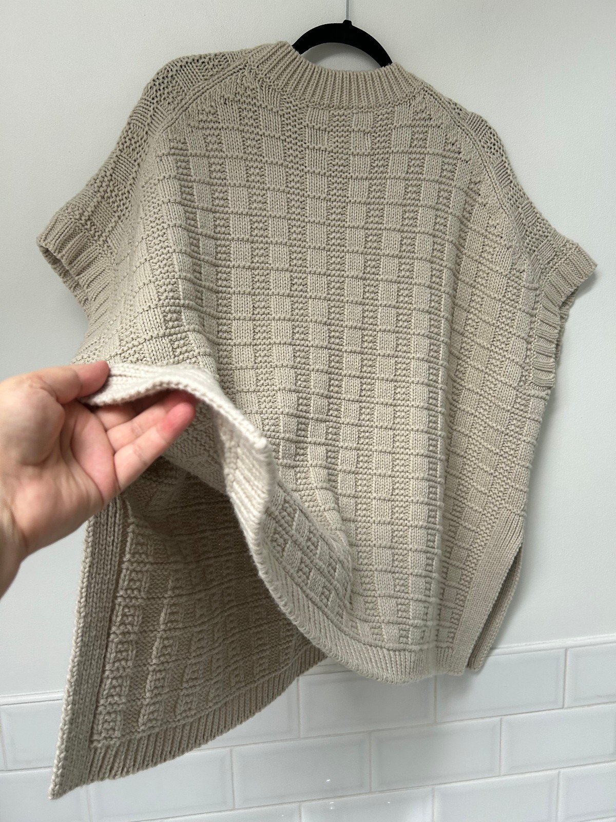 TOAST Bone Ecru Chunky Oversized Knit Vest Tank Sweater Jumper ONE SIZE £225