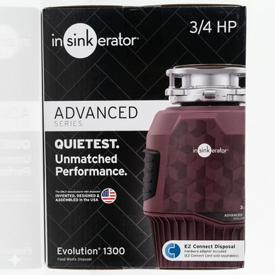 Insinkerator Evolution 1300 Advanced Series 3/4 HP Garbage Disposal NIB