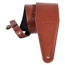 3.8 Wide Guitar Strap, Full Grain Italian Leather Adjustable Guitar Straps wi...
