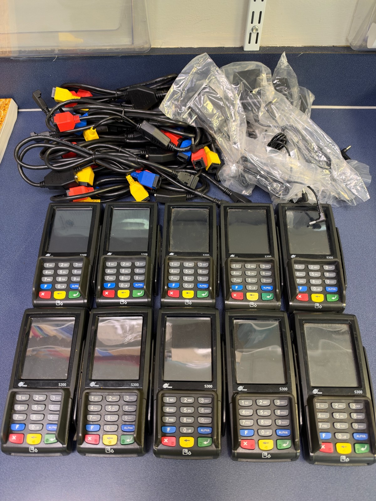 Lot of 10 PAX S300 Integrated PIN Pad Terminals - PAXSTORE Released, RKI Capable