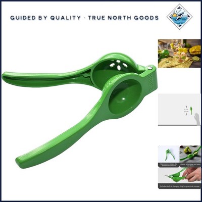 Manual Citrus Juicer for Lemon and Lime Extraction, Durable Aluminum Squeezer