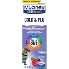 Mucinex *12/2025* Children's Cold, Cough, & Sore Throat 4 fl oz