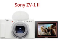 Sony ZV-1 II fotocamera vlogger bianca - 4K UHD, messa a fuoco automatica veloce, compatta e portatile